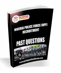 Nigeria Police Force past questions