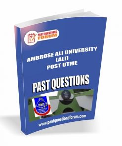 AAU Post UTME Past Questions