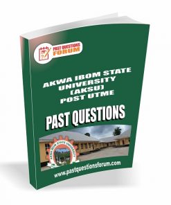AKSU Post UTME Past Questions