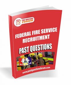 Federal Fire Service Past Questions
