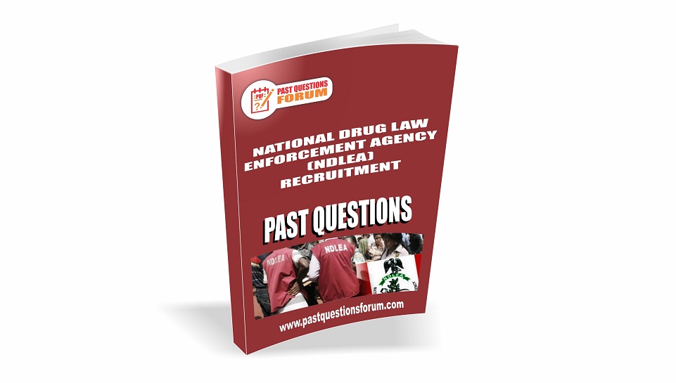 NDLEA Past Questions