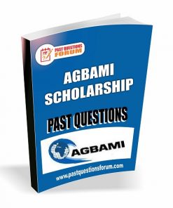 AGBAMI Scholarship Past Questions
