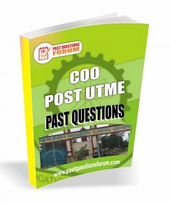 COOU Post UTME Past Questions