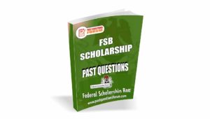 FSB Scholarship Past Questions