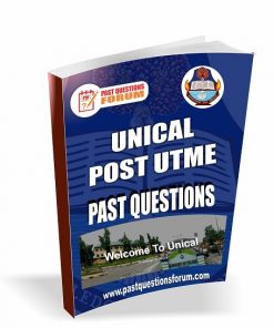 University of Calabar UNICAL Post UTME Past Questions and Answers PDF Download 2022