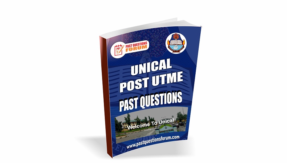 University of Calabar Post UTME Past Questions For Social and Management Science Faculties PDF Download 2021/2022