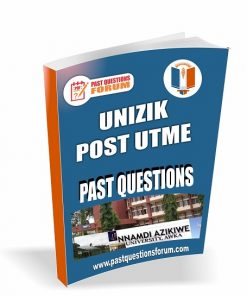 UNIZIK Post UTME Past Questions