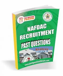 NAFDAC Past Questions