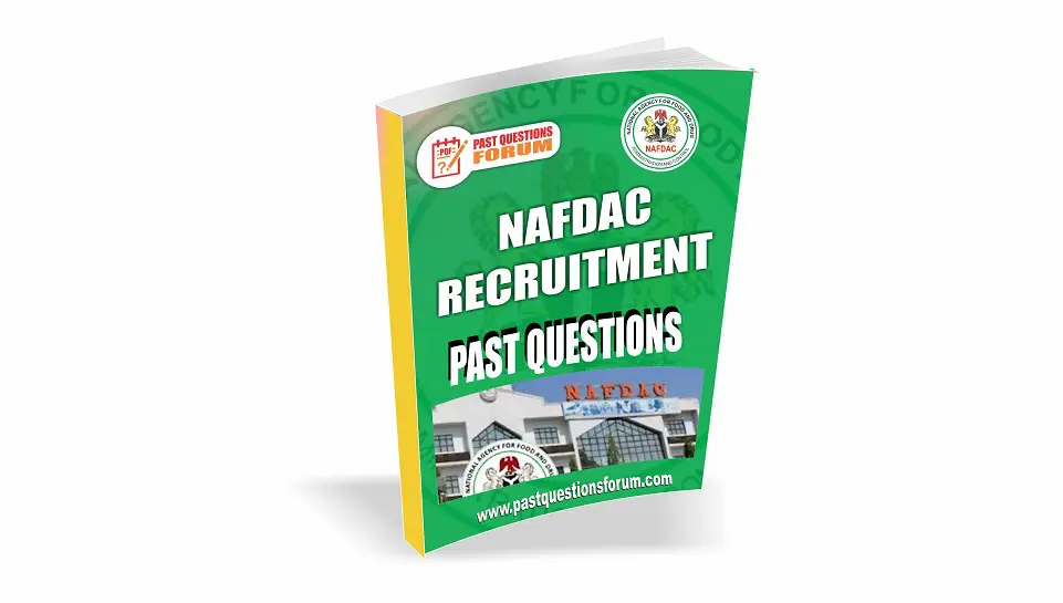 NAFDAC Past Questions