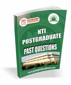 NTI PGDE Past Questions