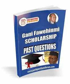 Gani Fawehinmi Undergraduate Scholarship Past Questions