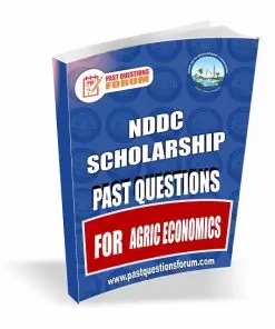 NDDC Scholarship Past Questions for AGRIC ECONOMICS
