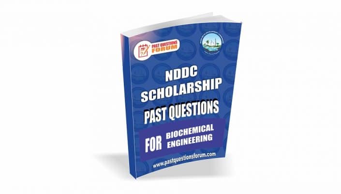 NDDC Scholarship Past Questions for BIOCHEMISTRY