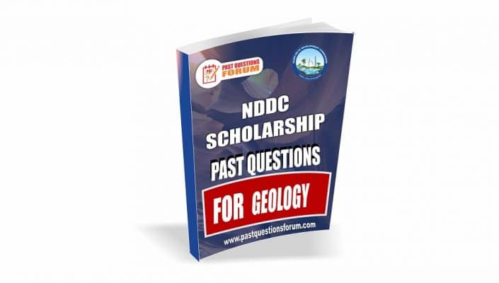NDDC Scholarshp Past Questions for GEOLOGY