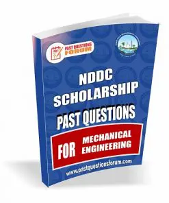 NDDC Scholarshp Past Questions for MECHANICAL ENGINEERING