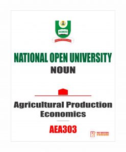 AEA303 - Agricultural Production Economics (october-2019)