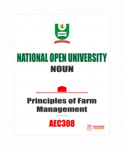 AEC308 - Principles of Farm Management (october-2019)