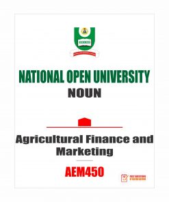 AEM450 - Agricultural Finance and Marketing (october-2019)