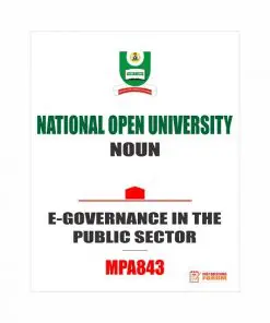 E-Governance in the Public Sector