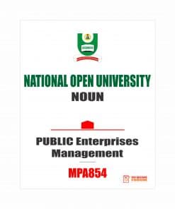 MPA854 - PUBLIC Enterprises Management (october-2019)
