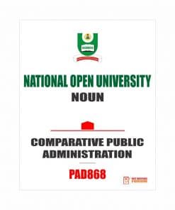 COMPARATIVE PUBLIC ADMINISTRATION