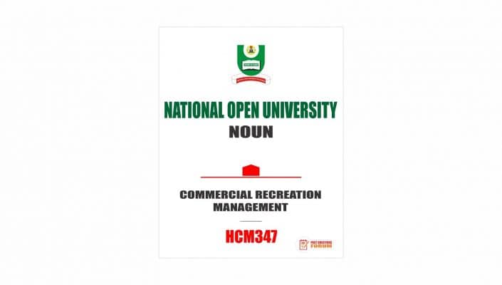 Commercial Recreation Management