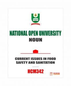 Current Issues in Food Safety and Sanitation