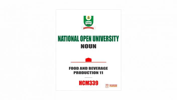 FOOD AND BEVERAGE PRODUCTION