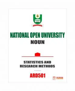 ARD501 - Statistics and Research Methods (october-2019)