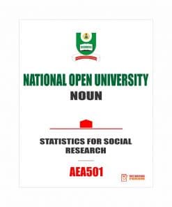 Statistics for Social Research