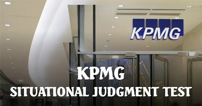 KPMG Situational Judgment Test