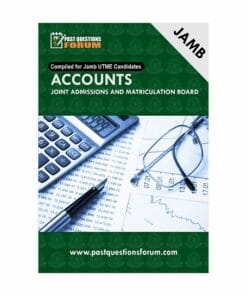 JAMB Accounts Past Questions
