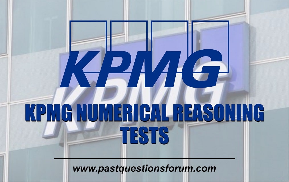 KPMG Numerical Reasoning Tests